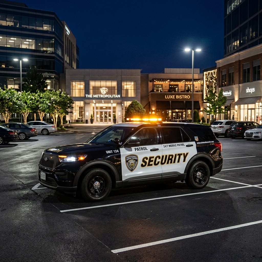 Marked Security Patrol Car protecting Twin Cities
